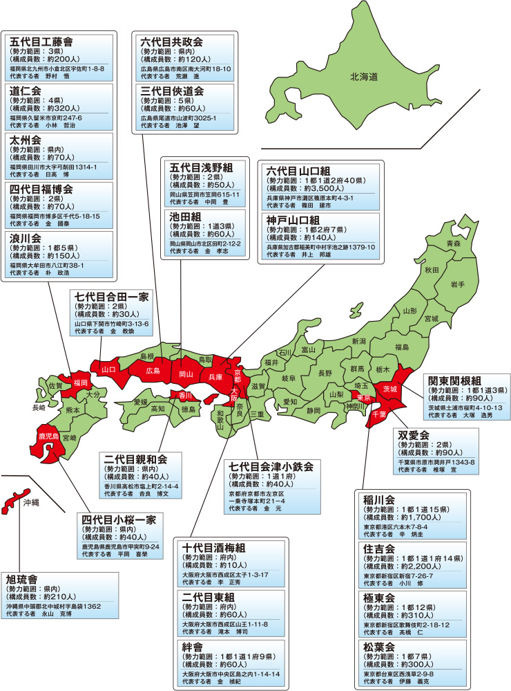 指定暴力団の指定状況 公益財団法人大阪府暴力追放推進センター